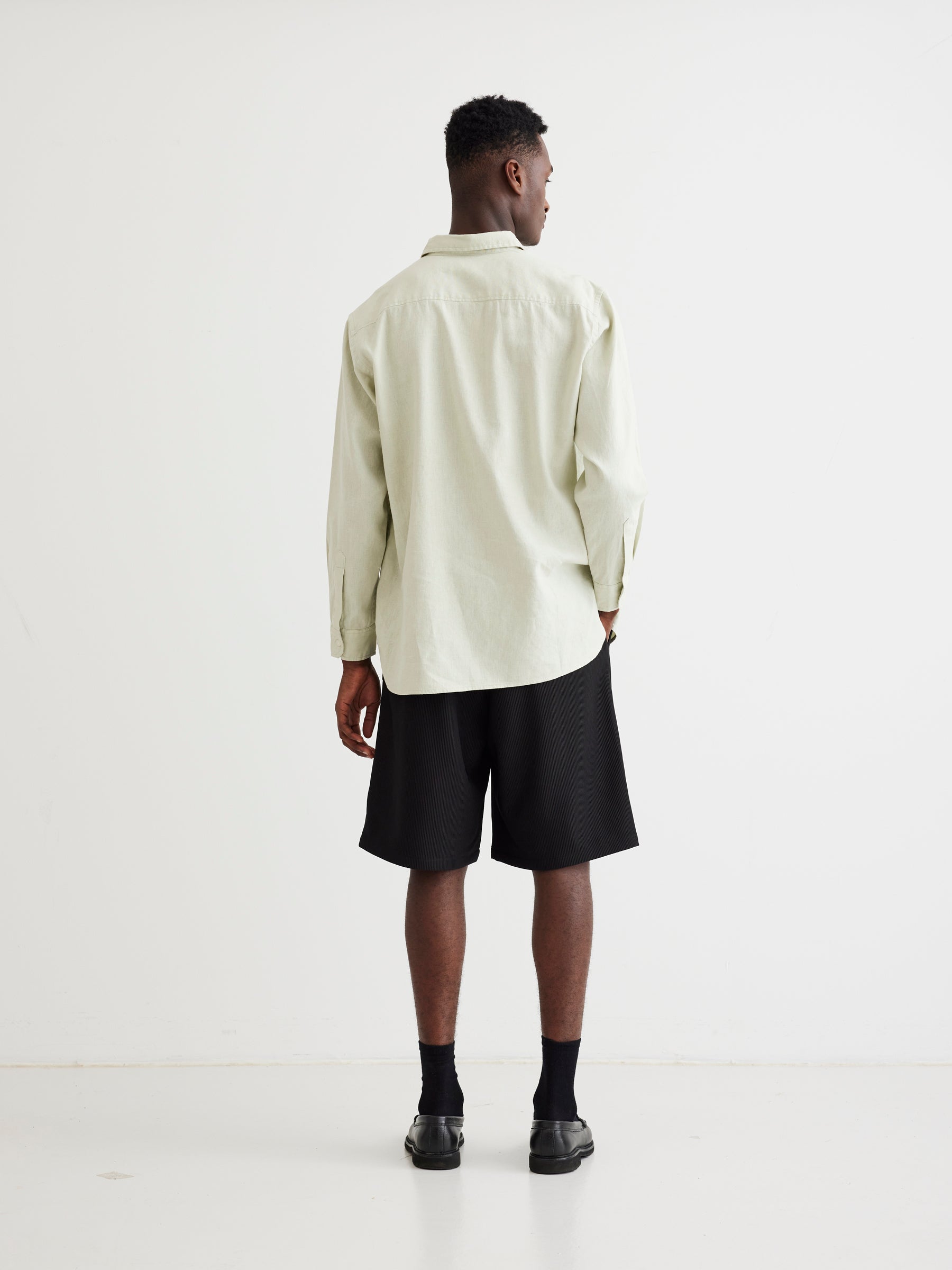 Woodbird WBYuzo Linen Shirt Shirts Mint Green