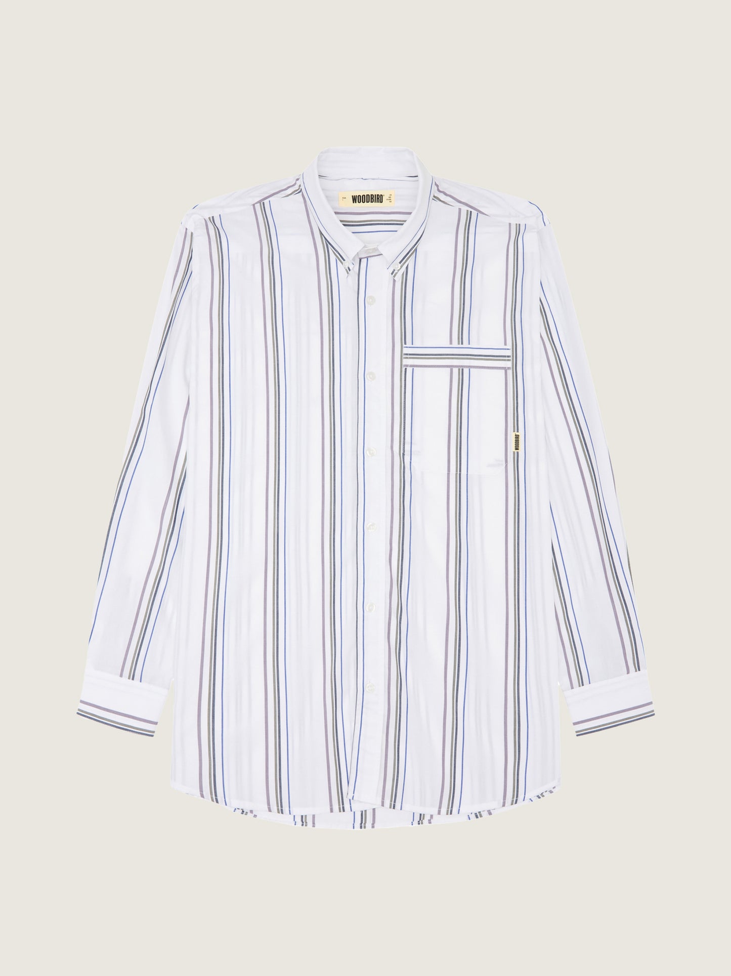 WBYuzo Pin Shirt - White – Woodbird EU