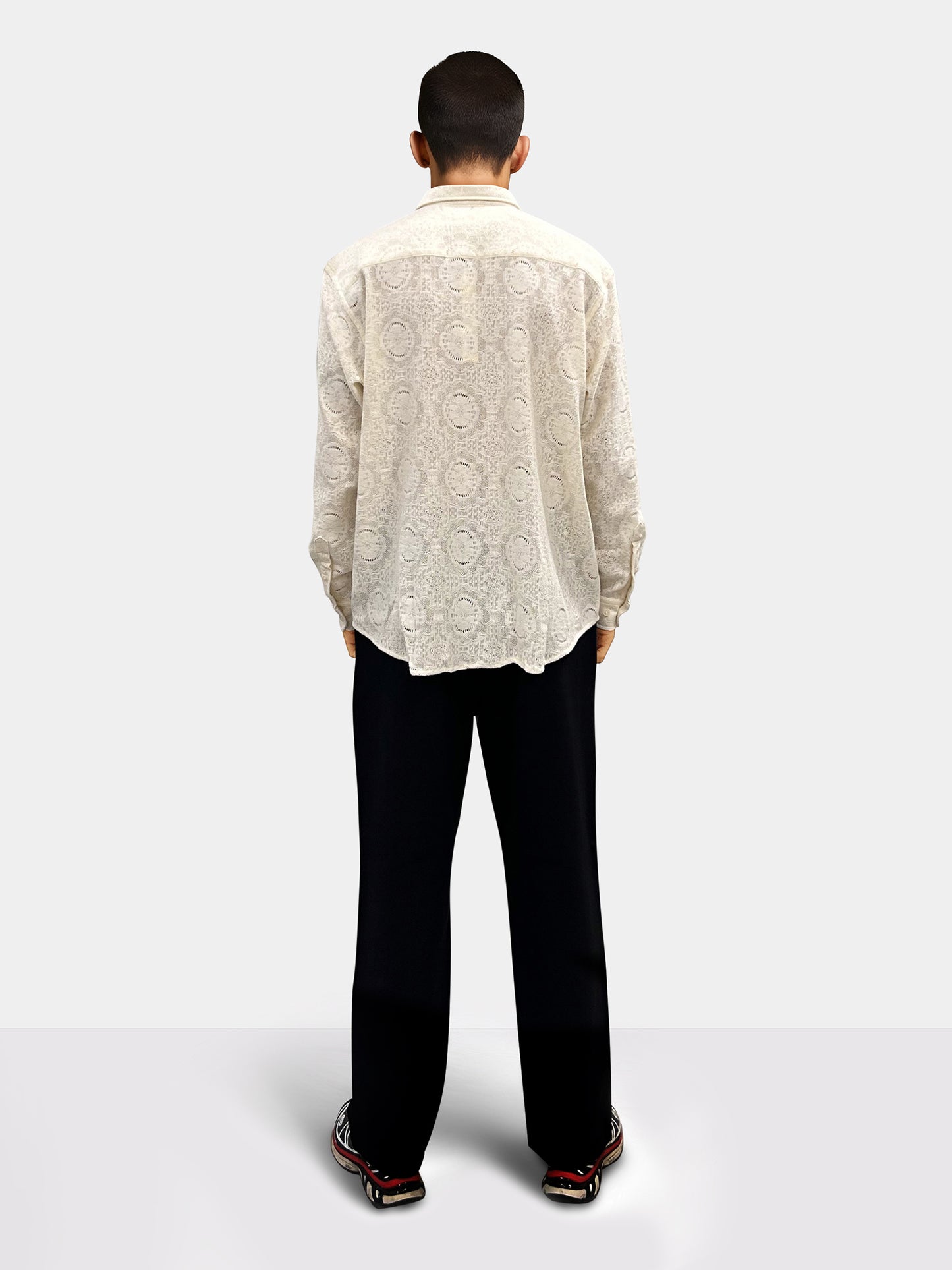 Woodbird WBYuzo knitted shirt Shirts Off White