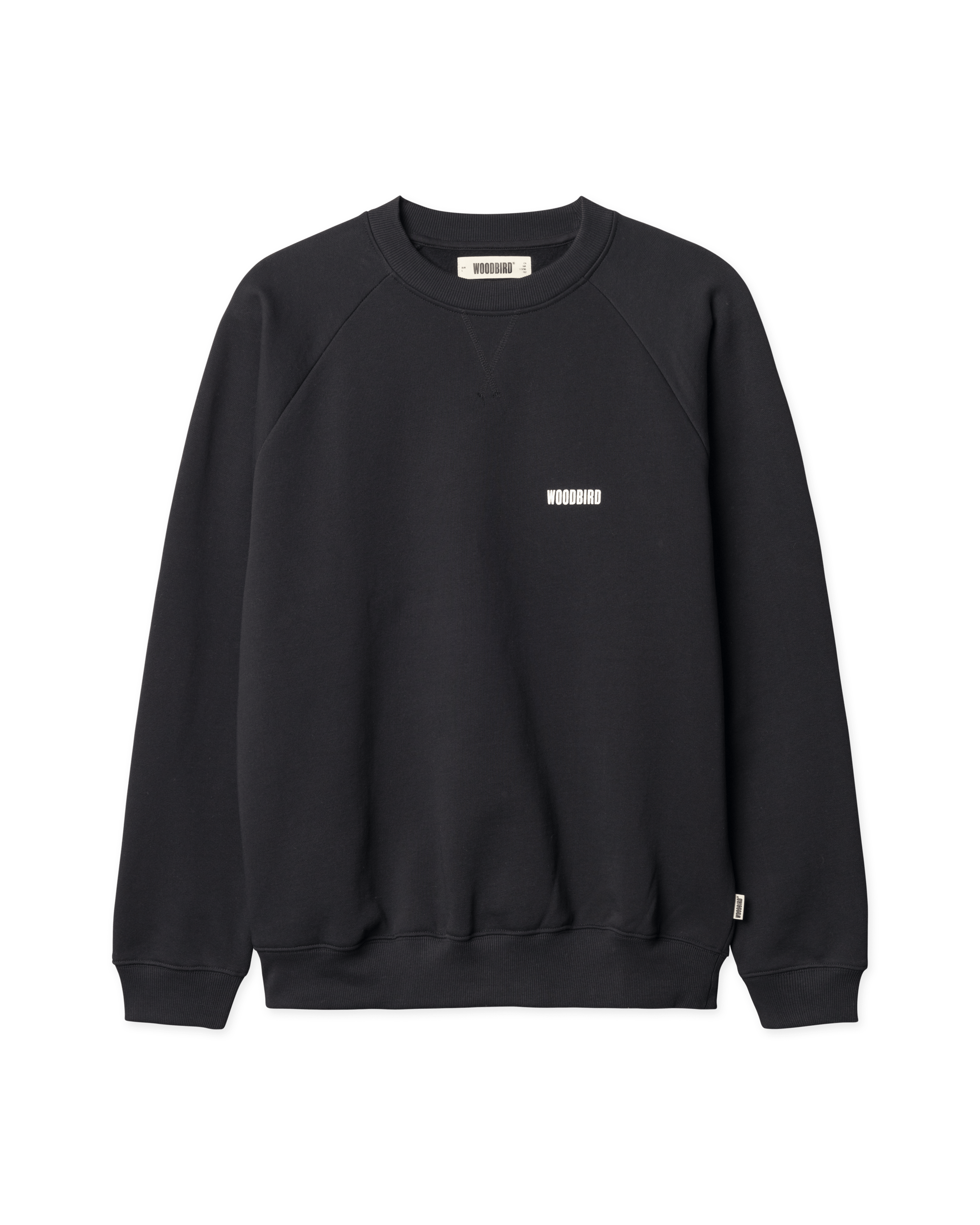 Woodbird WBZhang Hao Crew Sweats Black