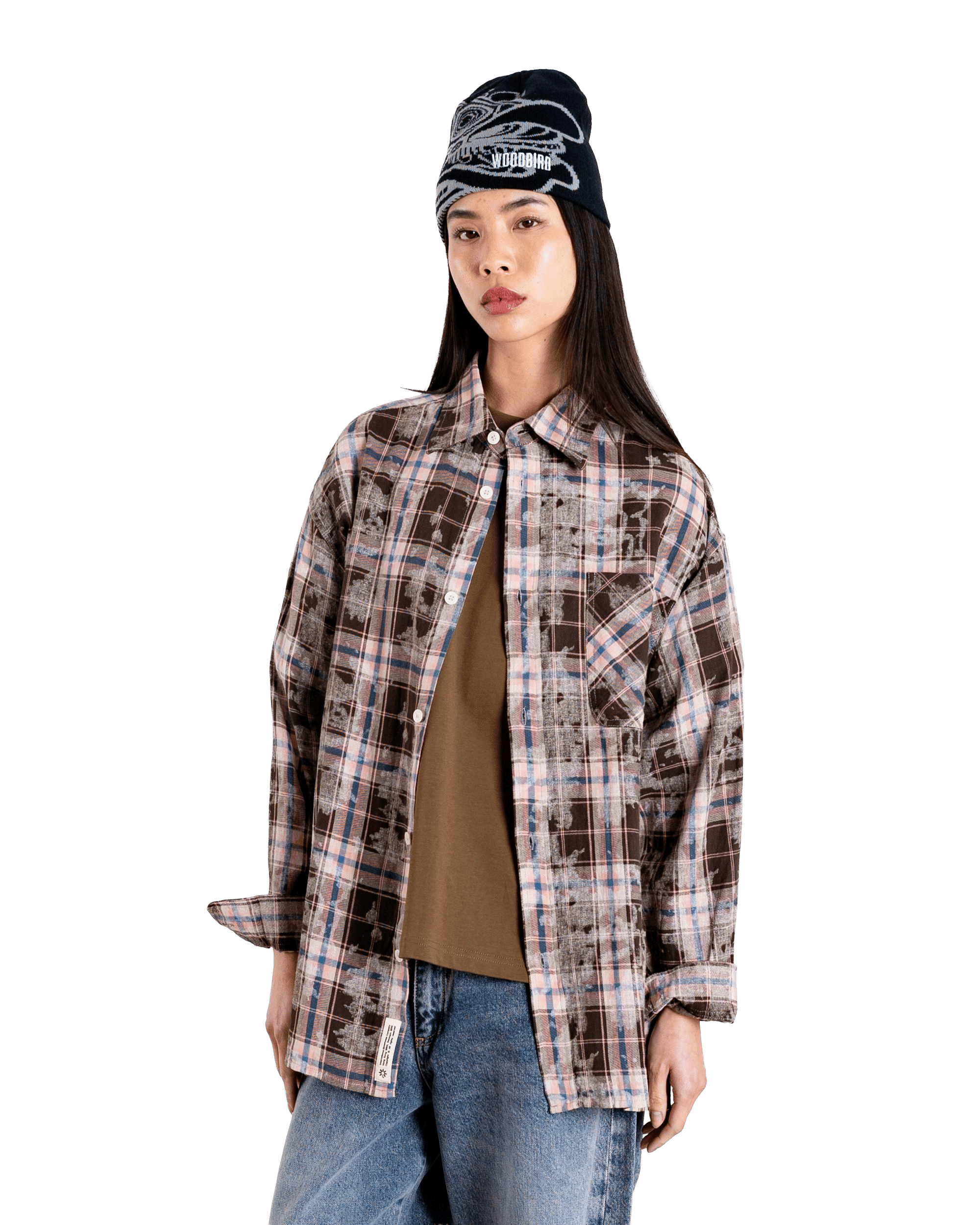 Woodbird Female WBZimo Check Shirt Shirts Pink