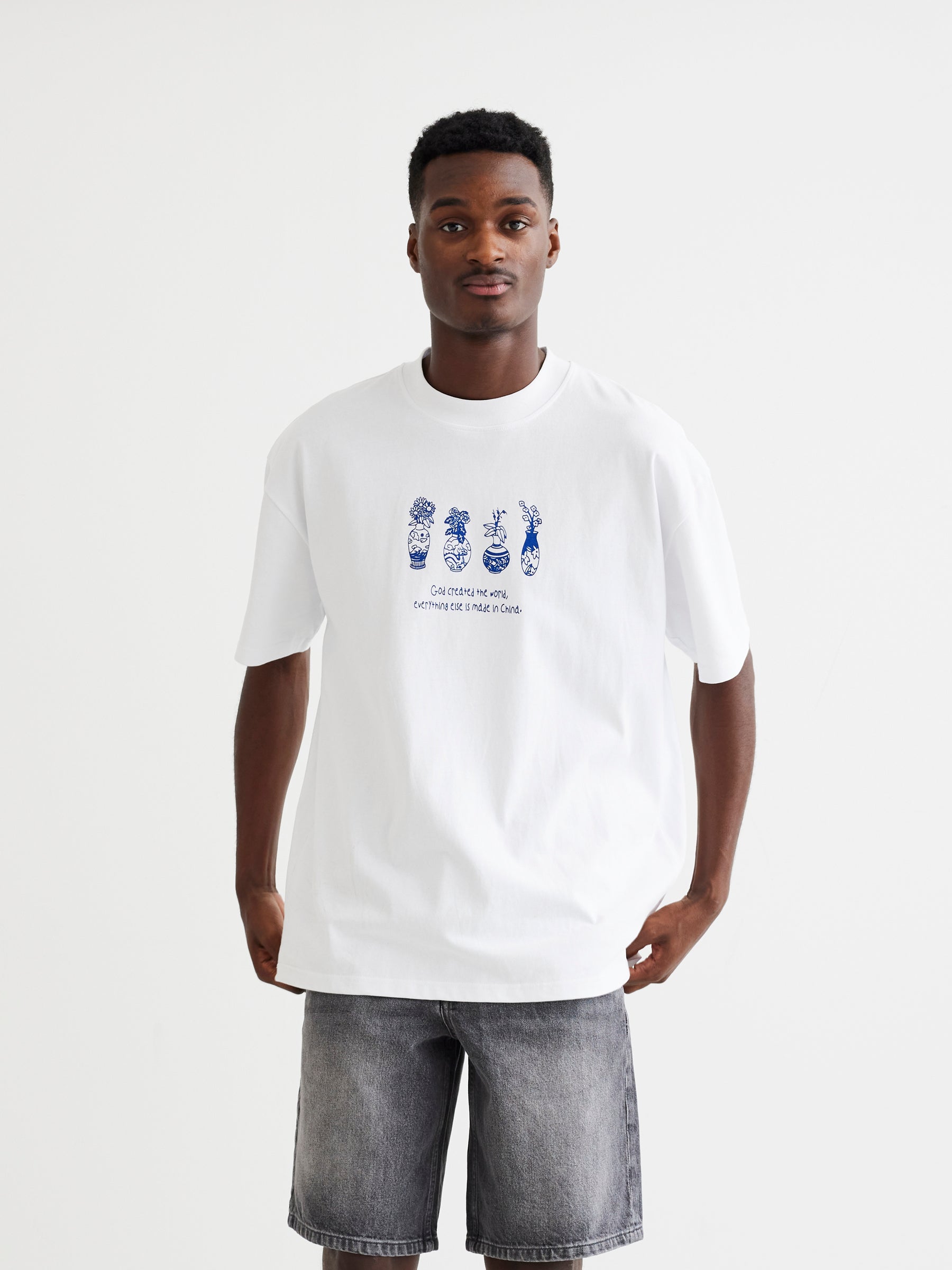 Woodbird WB Bose Vase Tee T-Shirts White