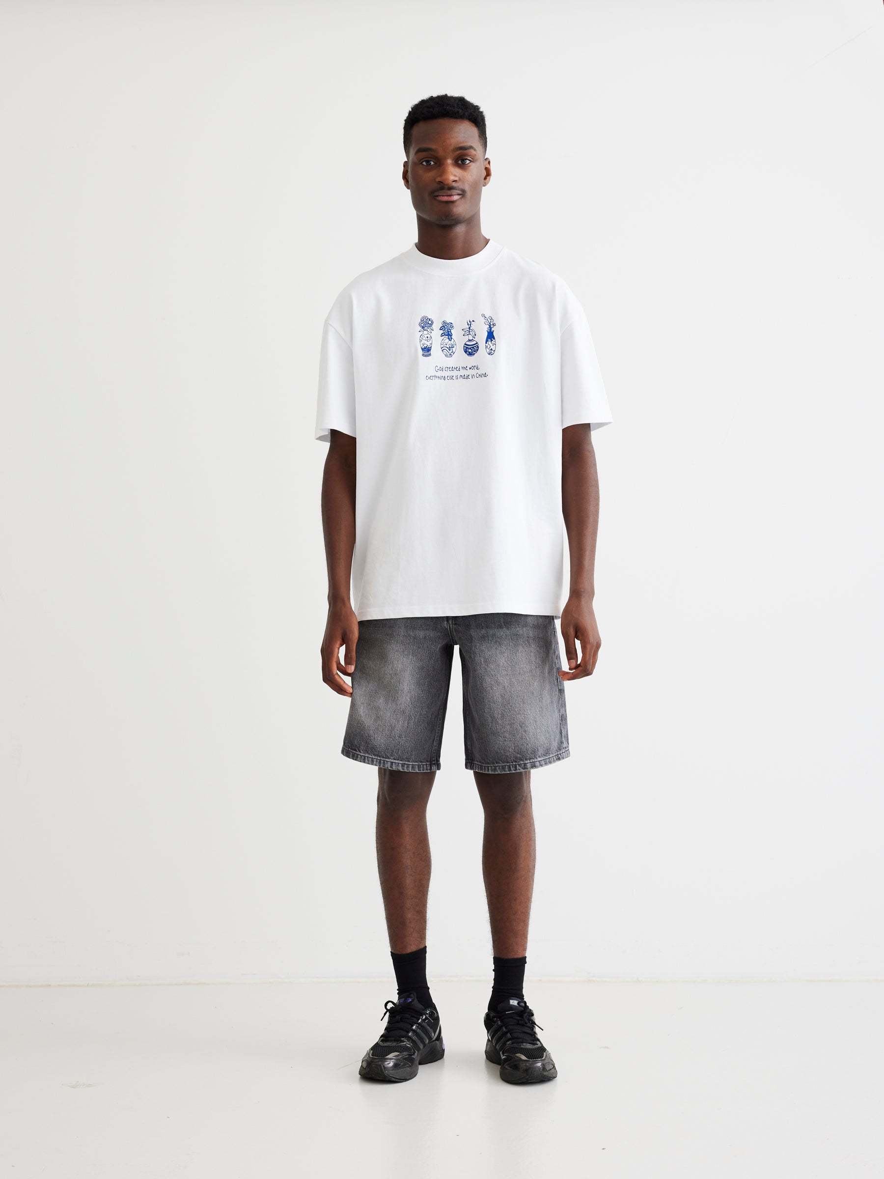 Woodbird WB Bose Vase Tee T-Shirts White