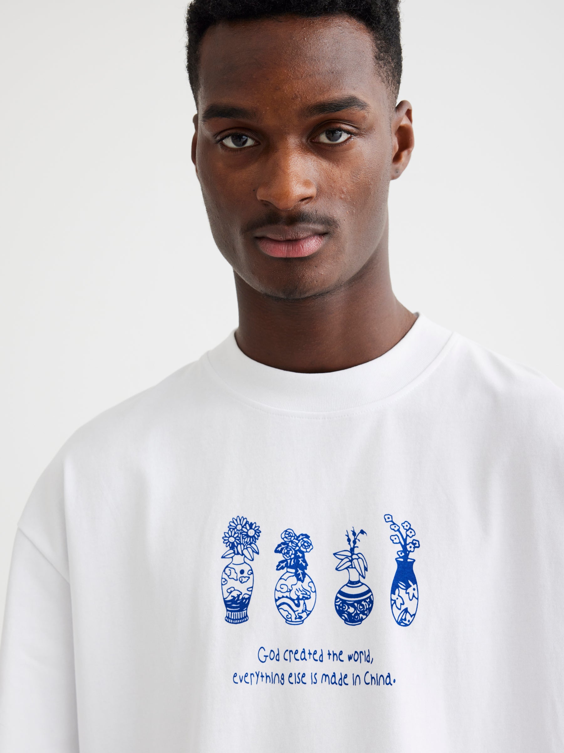 Woodbird WB Bose Vase Tee T-Shirts White