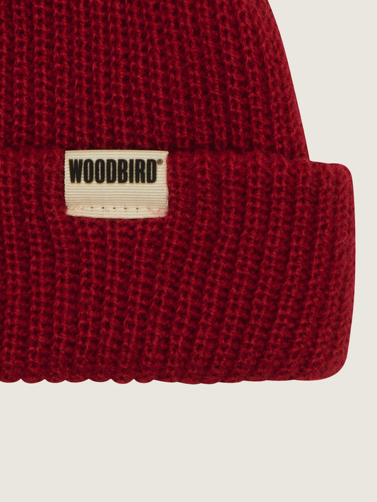 Woodbird WB Yeta Sport Beanie Accessories Dark Red