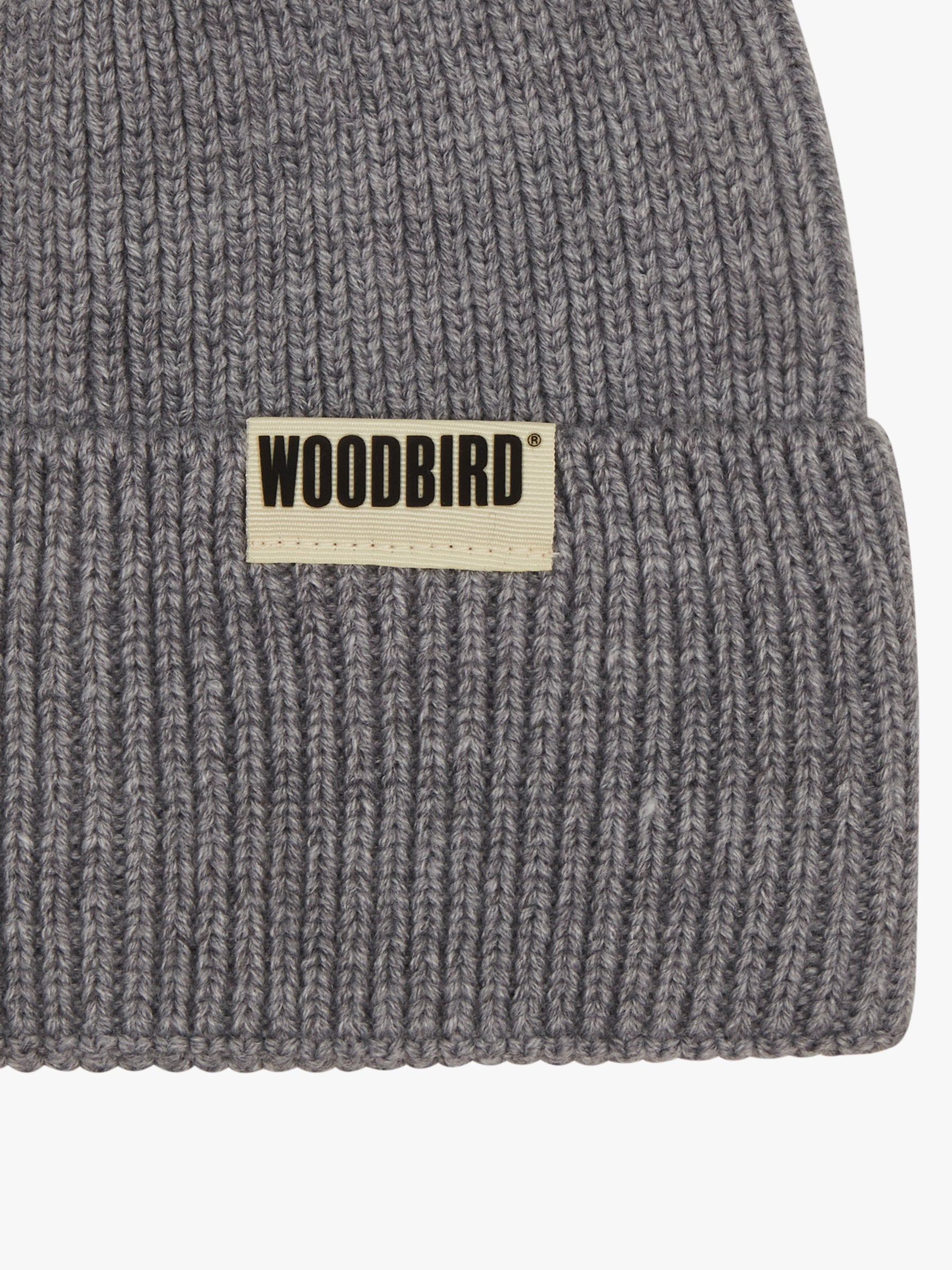 Woodbird WBYupa Long Beanie Accessories Light Grey