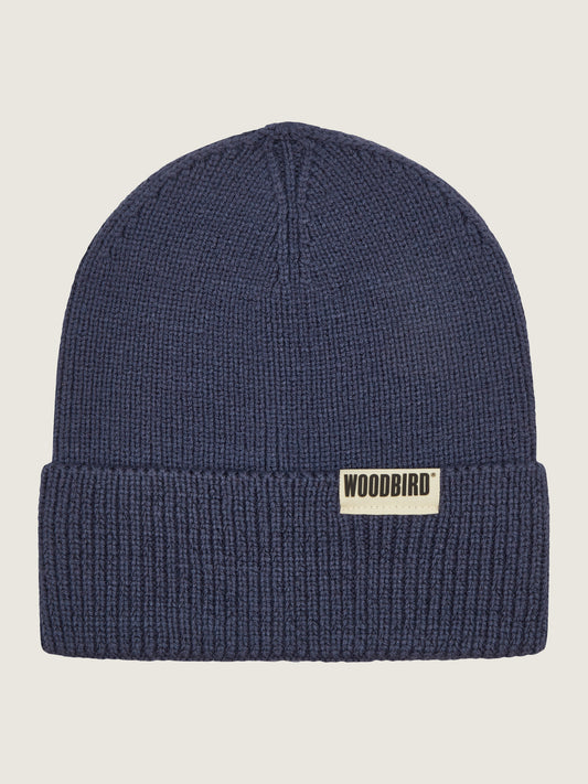 Woodbird WBYupa Long Beanie Accessories Navy