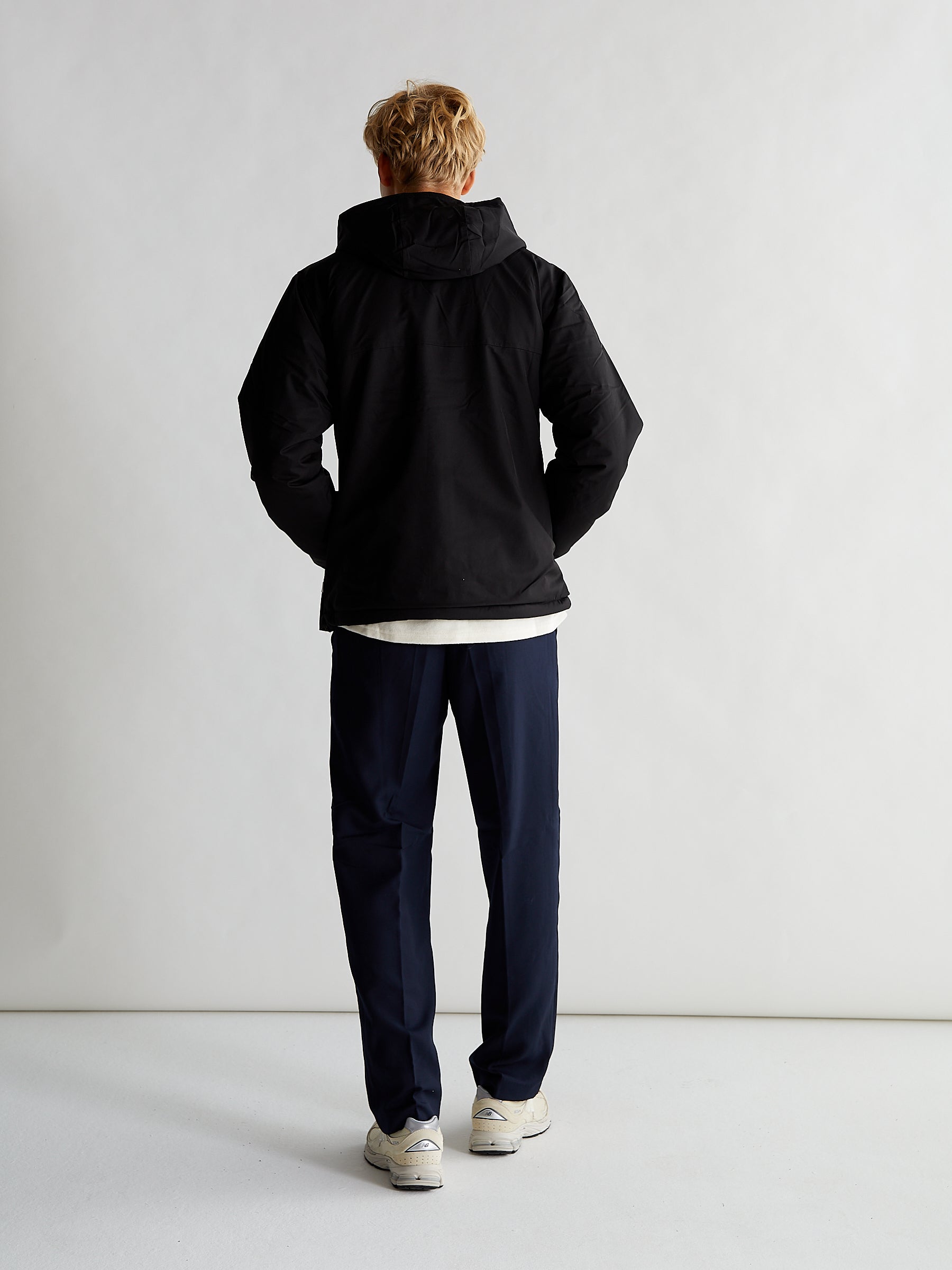 Woodbird Frenzy Anorak Jacket Outerwear Black