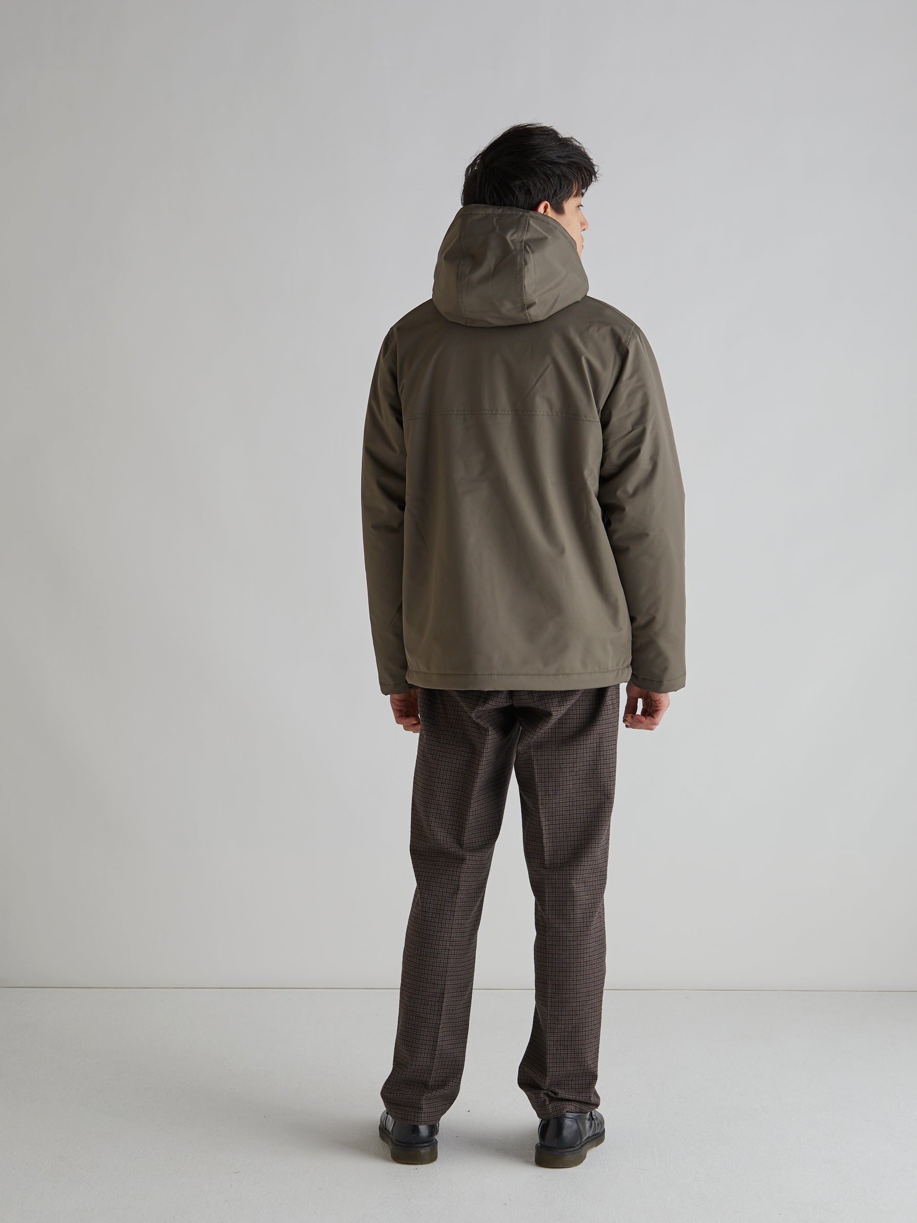 Woodbird Frenzy Anorak Jacket Outerwear Dust Green