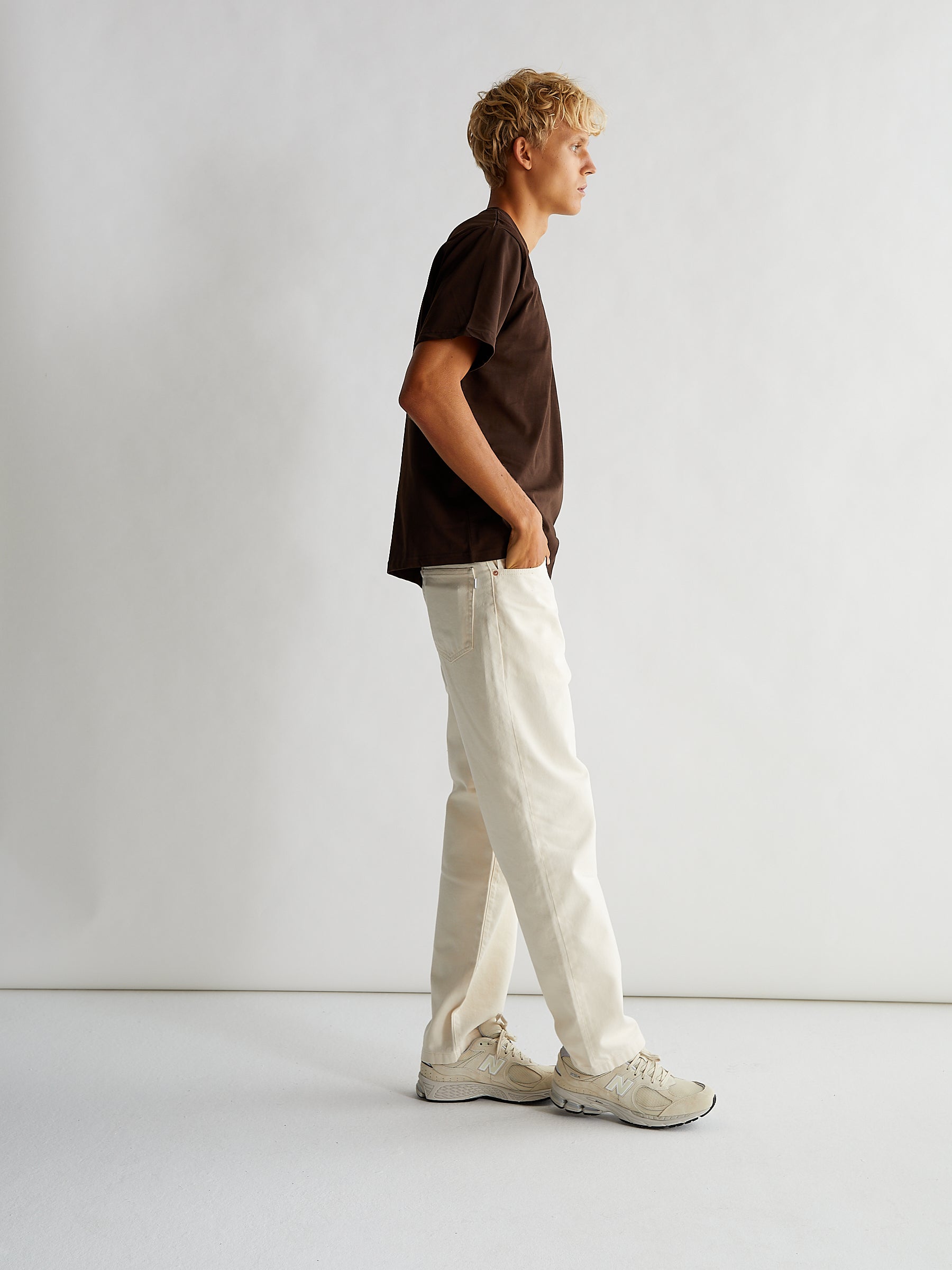 Woodbird Leroy Twill Pants Jeans Off White